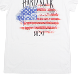 HARD ROCK CAFE Biloxi Womens T-Shirt White USA Crew Neck M