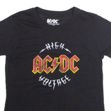 AC/DC High Voltage Womens Band T-Shirt Black Crew Neck XL