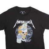METALLICA Damaged Justice Mens Band T-Shirt Black Crew Neck L