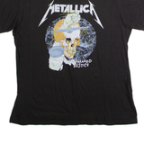 METALLICA Damaged Justice Mens Band T-Shirt Black Crew Neck L