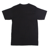 THE ROLLING STONES North American Tour 1975 Mens Band T-Shirt Black Crew Neck M