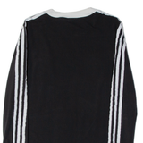 ADIDAS ORIGINALS Womens T-Shirt Black Long Sleeve UK 6