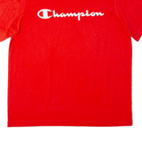 CHAMPION Mens T-Shirt Red L