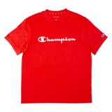 CHAMPION Mens T-Shirt Red L