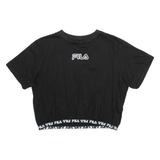 FILA Cropped Womens T-Shirt Black L