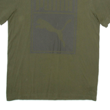 PUMA Mens T-Shirt Green M