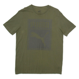 PUMA Mens T-Shirt Green M