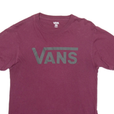 VANS Mens T-Shirt Red M