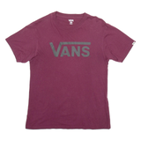 VANS Mens T-Shirt Red M