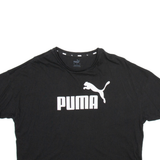 PUMA Cropped Womens T-Shirt Black L