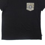 ADIDAS Mens T-Shirt Black M