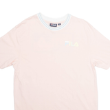 FILA Mens T-Shirt Pink S