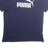 PUMA Mens T-Shirt Blue L