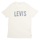 LEVI'S Mens T-Shirt Cream M
