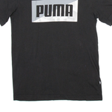 PUMA Mens T-Shirt Black XS