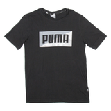 PUMA Mens T-Shirt Black XS