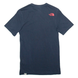 THE NORTH FACE Mens T-Shirt Blue XXS