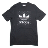 ADIDAS Mens T-Shirt Black S