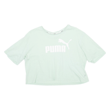 PUMA Cropped Womens T-Shirt Green M