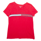 TOMMY HILFIGER Relaxed Fit Mens T-Shirt Red S