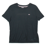 TOMMY HILFIGER Mens T-Shirt Black M