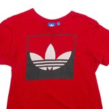 ADIDAS Mens T-Shirt Red S