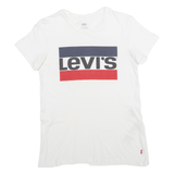LEVI'S Womens T-Shirt White XXS