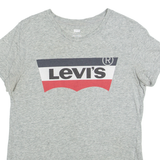 LEVI'S Womens T-Shirt Grey S