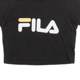 FILA Cropped Womens T-Shirt Black XXS
