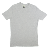 GUESS Womens T-Shirt Grey V-Neck L