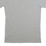 GUESS Womens T-Shirt Grey V-Neck L