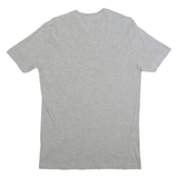 GUESS Womens T-Shirt Grey V-Neck L