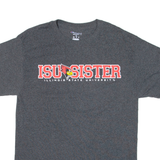 CHAMPION Isu Sister Womens T-Shirt Grey USA M
