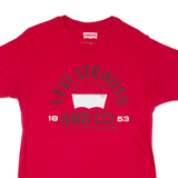 LEVI'S Mens T-Shirt Red M