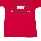LEVI'S Mens T-Shirt Red M