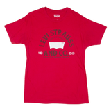 LEVI'S Mens T-Shirt Red M