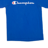 CHAMPION Mens T-Shirt Blue L
