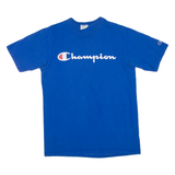 CHAMPION Mens T-Shirt Blue L