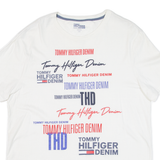 TOMMY HILFIGER Mens T-Shirt White L