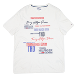 TOMMY HILFIGER Mens T-Shirt White L