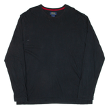 POLO RALPH LAUREN Mens T-Shirt Black Long Sleeve L