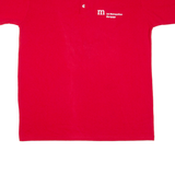 WILSON 1st Metropolitan Mortgage Mens T-Shirt Red USA Button Neck XL