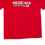 NIKE Mudcat Baseball Mens T-Shirt Red USA L