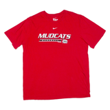 NIKE Mudcat Baseball Mens T-Shirt Red USA L