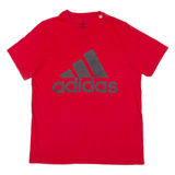 ADIDAS Mens T-Shirt Red M