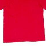 ADIDAS Mens T-Shirt Red M