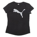 PUMA Womens T-Shirt Black S