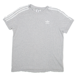 ADIDAS Womens T-Shirt Grey UK 10