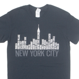 GILDAN New York City Mens T-Shirt Black S