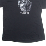 Wolf Zoo Parc De Beauval Mens T-Shirt Black L